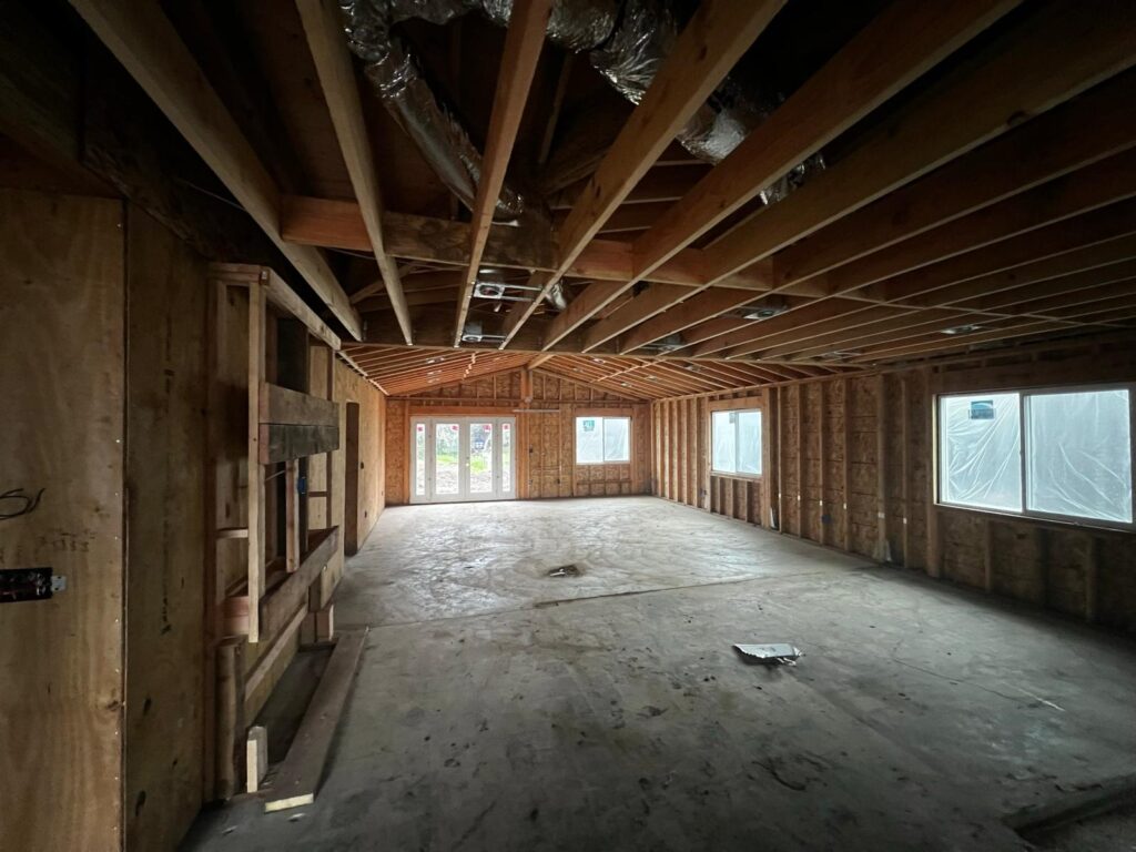 before new construction addition