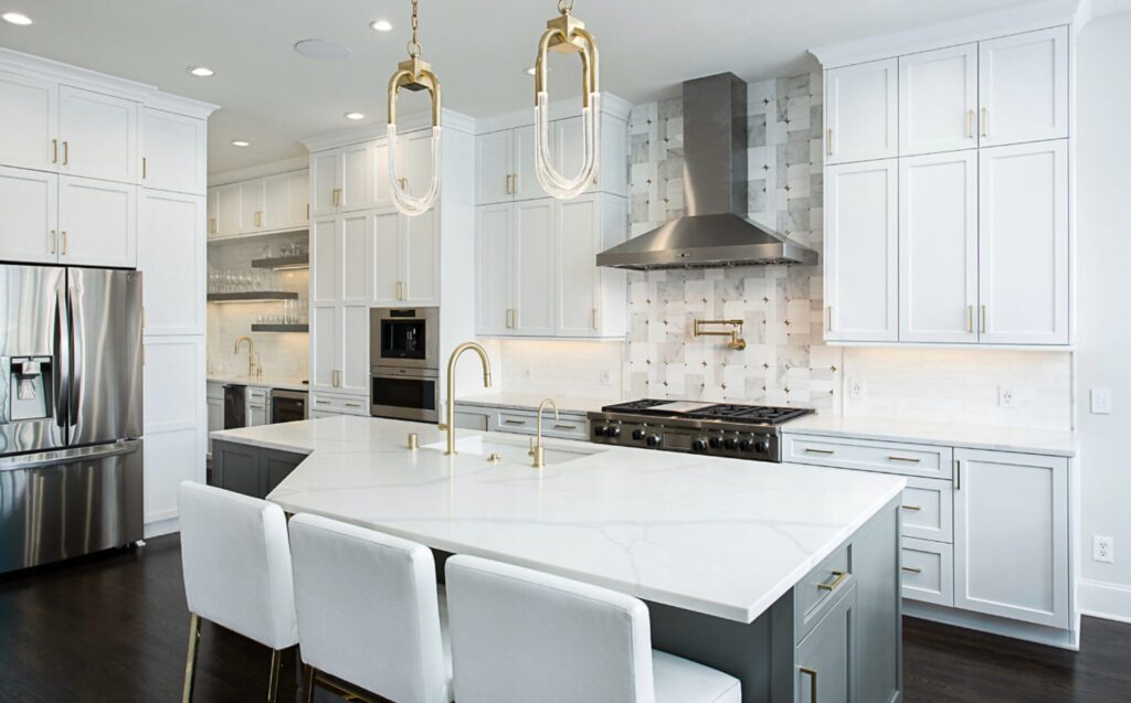 Open-concept kitchen renovation in San Francisco by Ashbay