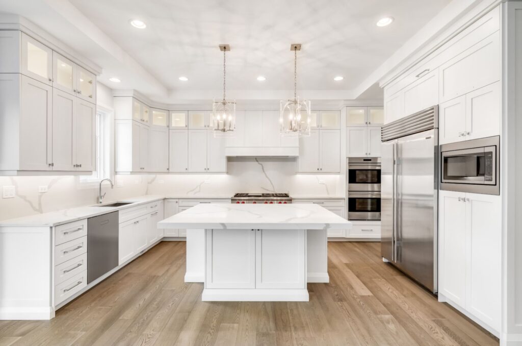 Open-concept kitchen renovation in San Francisco by Ashbay