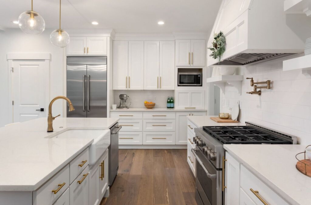 Open-concept kitchen renovation in San Francisco by Ashbay