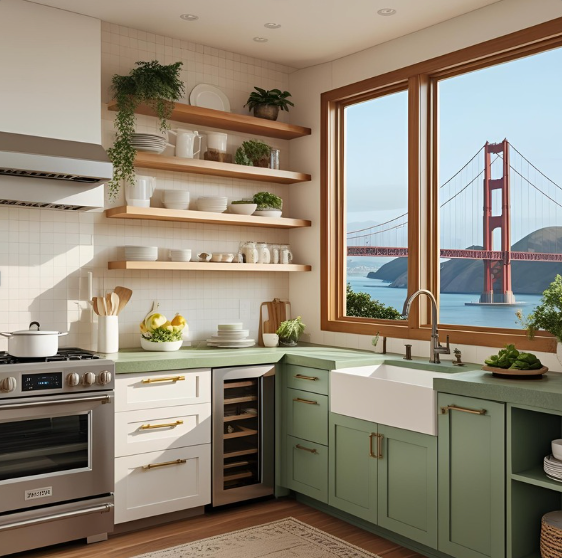 A modern Bay Area kitchen after a 2025 remodel-Ash Bay Construction