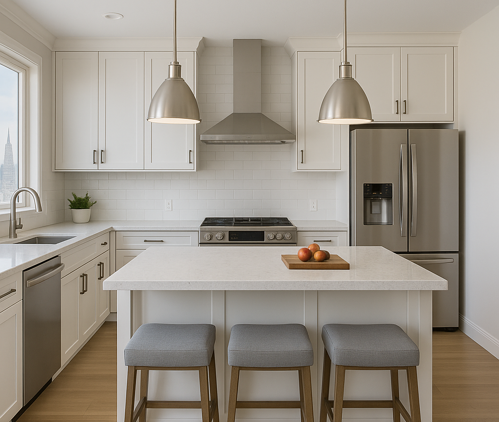 A modern Bay Area kitchen designed for families in 2025-Ash Bay Construction